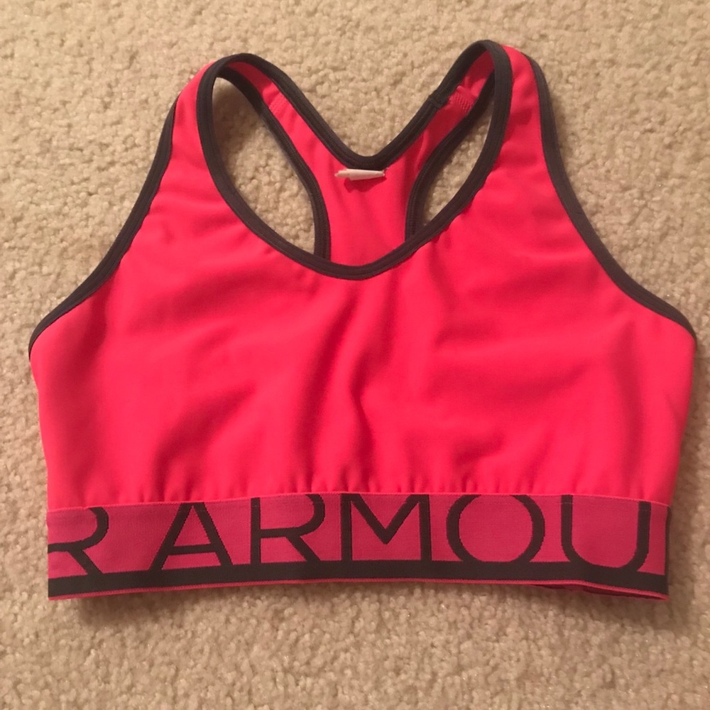 Under Armour pink sports bra
